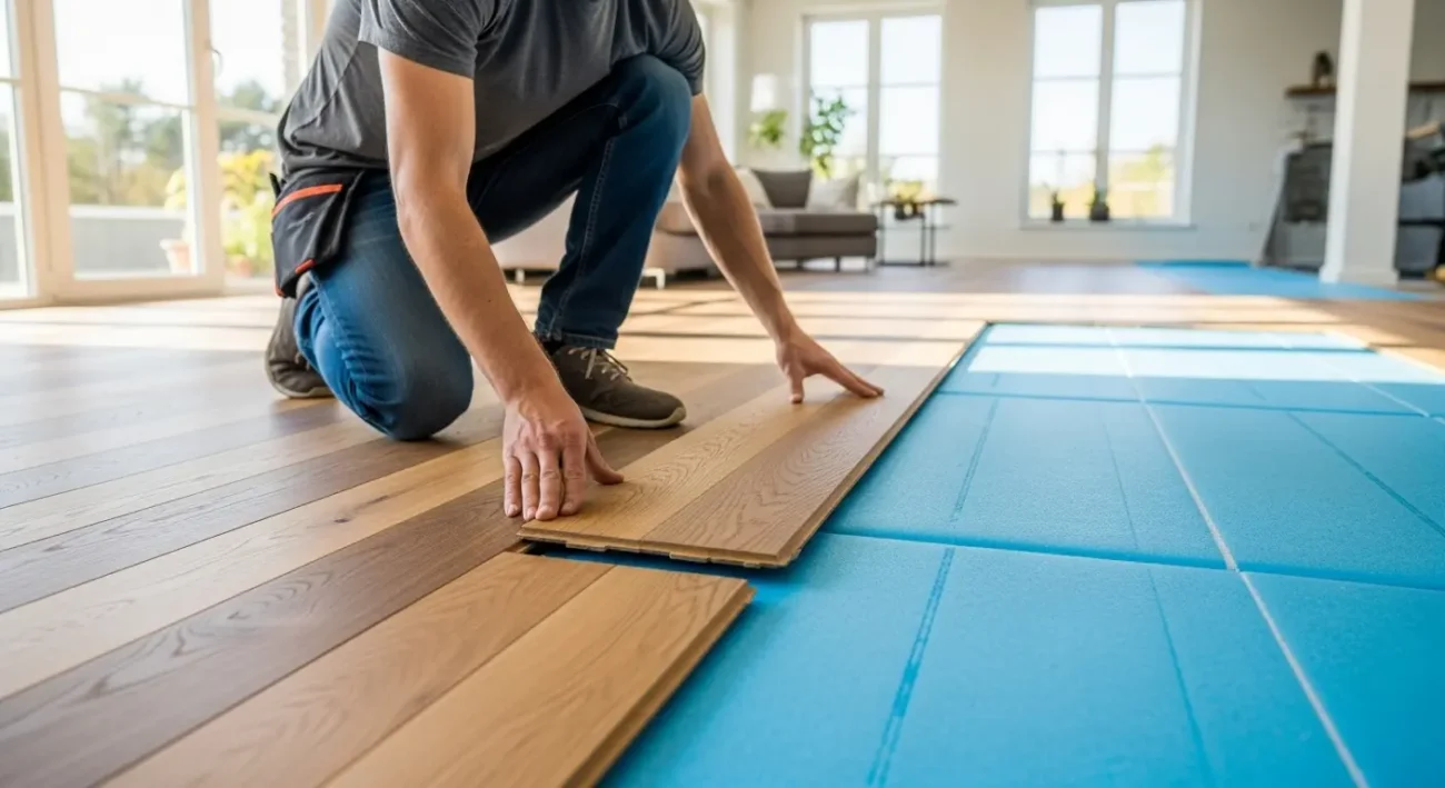 تركيب الباركيه العائم