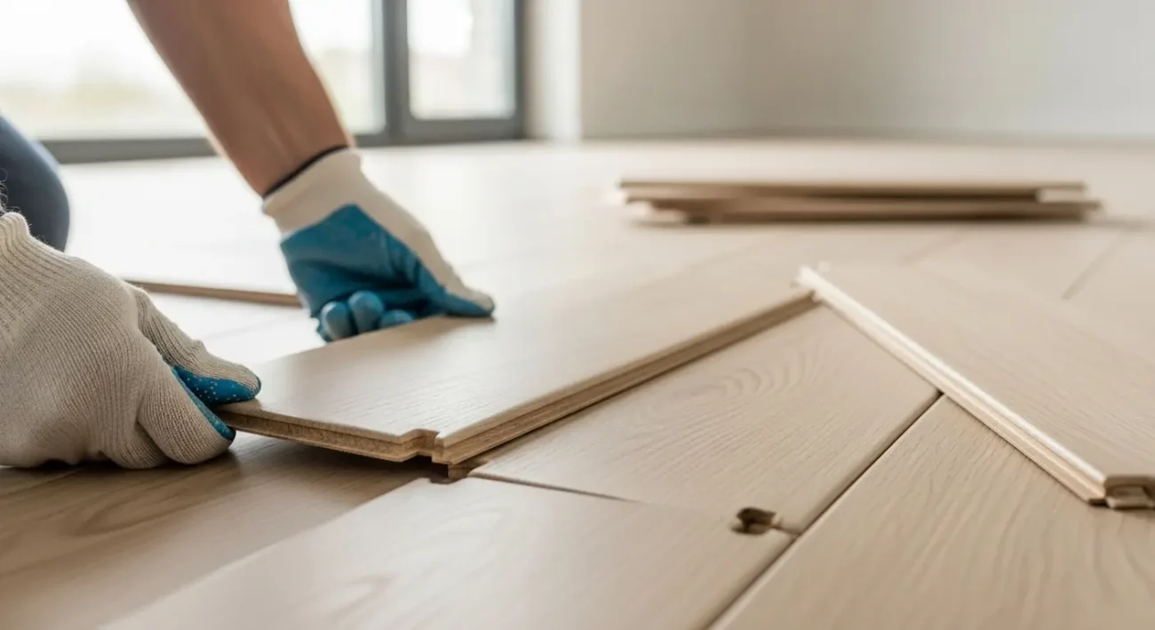 تركيب الباركيه بالنظام الكليكي